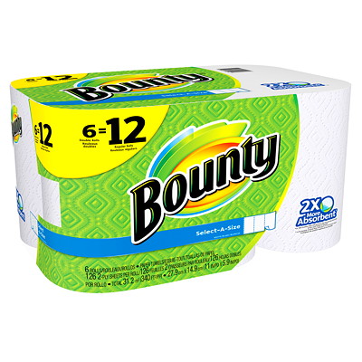 Bounty 2ply Kitchen Paper Towel 83 Sheets Per Roll 12 Rolls/CS